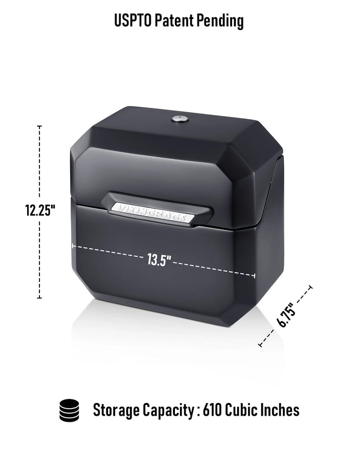10L - Outlaw Quick-Mount Small Harley Softail Fat Bob FXFB/S Matte Hard Solo Saddlebag (Right Only)