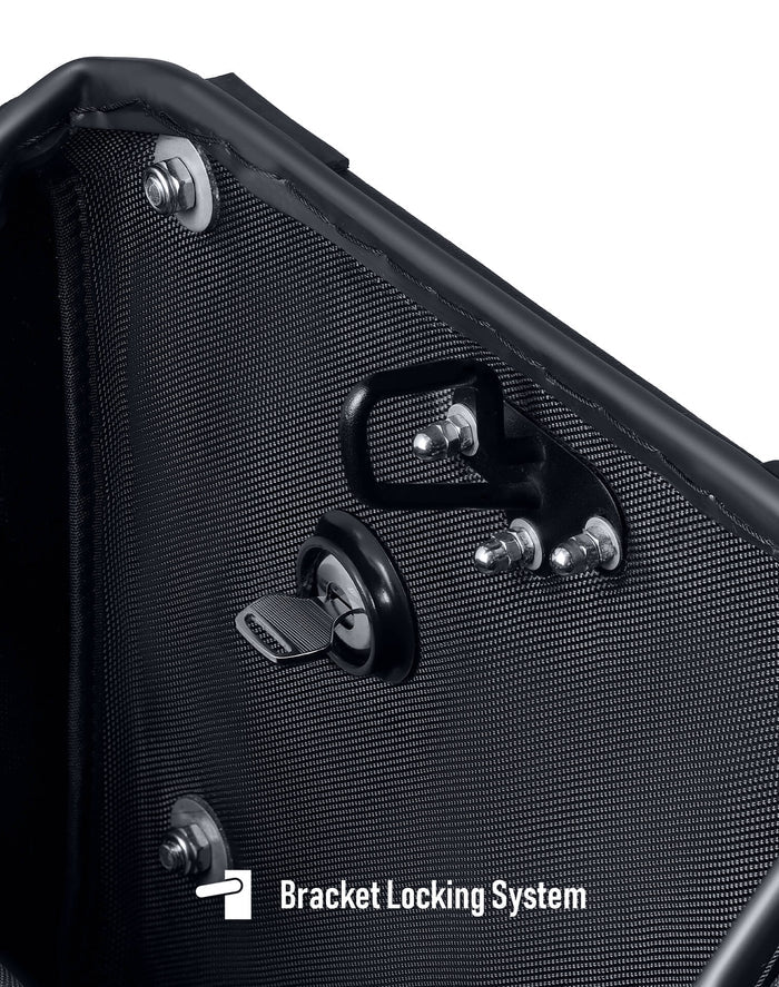10L - Outlaw Quick-Mount Small Harley Softail Fat Bob FXFB/S Matte Hard Solo Saddlebag (Right Only)