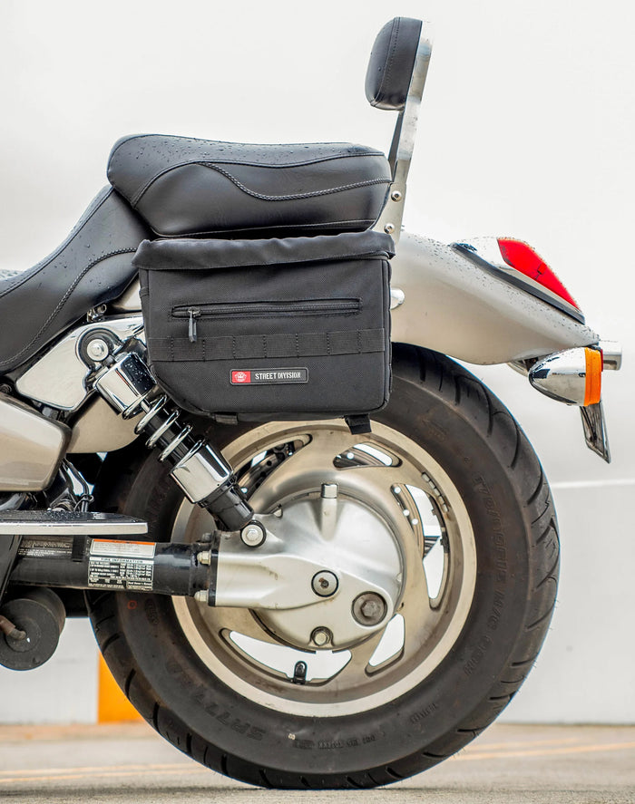 10L - Patriot Small Honda VTX 1800 C Throw Over Saddlebags Life Style 2