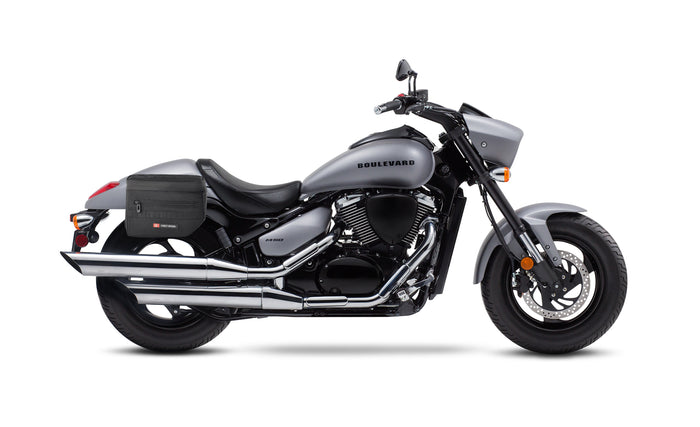 10L - Patriot Small Suzuki Boulevard M50 VZ800 Throw Over Saddlebags Bag on Bike @expand