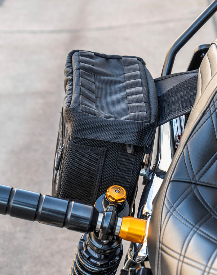 8L - Patriot Small Throw Over Saddlebags for Harley Dyna Super Glide FXD/I v3