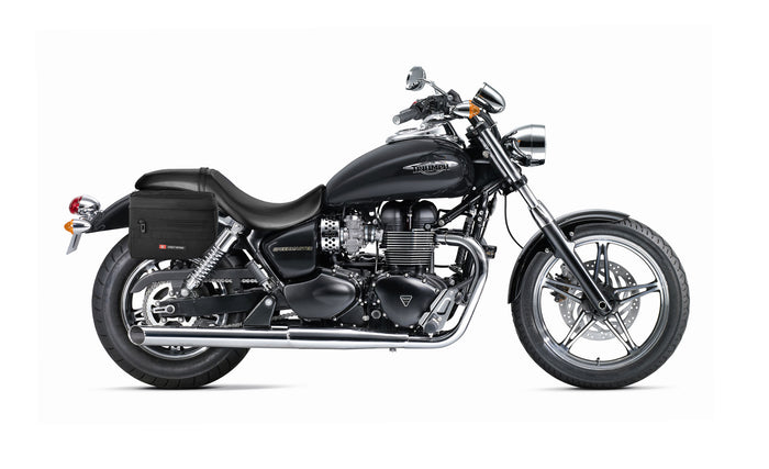 8L - Patriot Small Triumph Speedmaster (2003-17) Throw Over Saddlebags Bag on Bike @expand