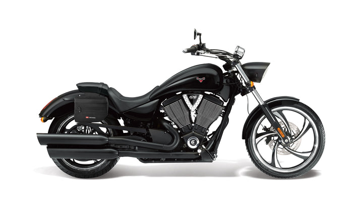 8L - Patriot Small Victory 8 Ball Motorcycle Throw Over Saddlebags Bag on Bike @expand