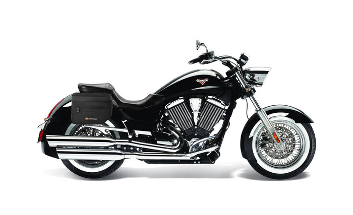 8L - Patriot Small Victory Boardwalk Throw Over Saddlebags Bag on Bike @expand