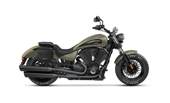 8L - Patriot Small Victory Gunner Motorcycle Throw Over Saddlebags Bag on Bike @expand