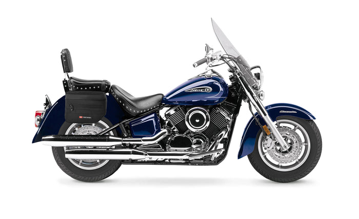 8L - Patriot Small Yamaha Silverado Throw Over Saddlebags Bag on Bike @expand