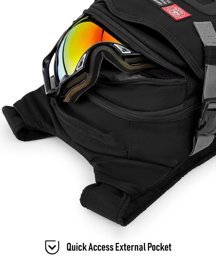 12L - Explorer BMW Adventure Touring Backpack Quick Access External Pocket