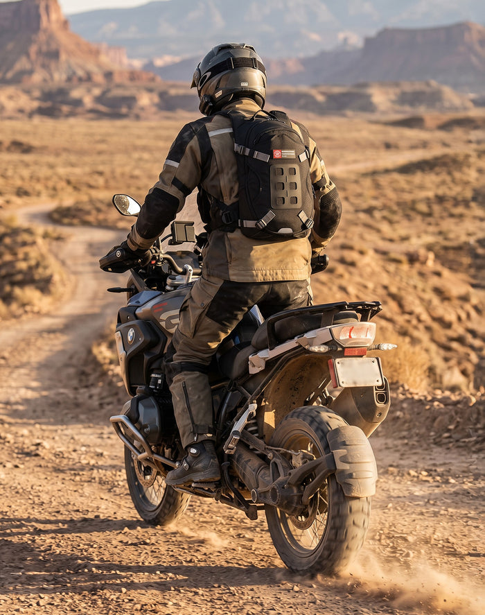 12L - Explorer Royal Enfield Adventure Touring Backpack with Chest Harness