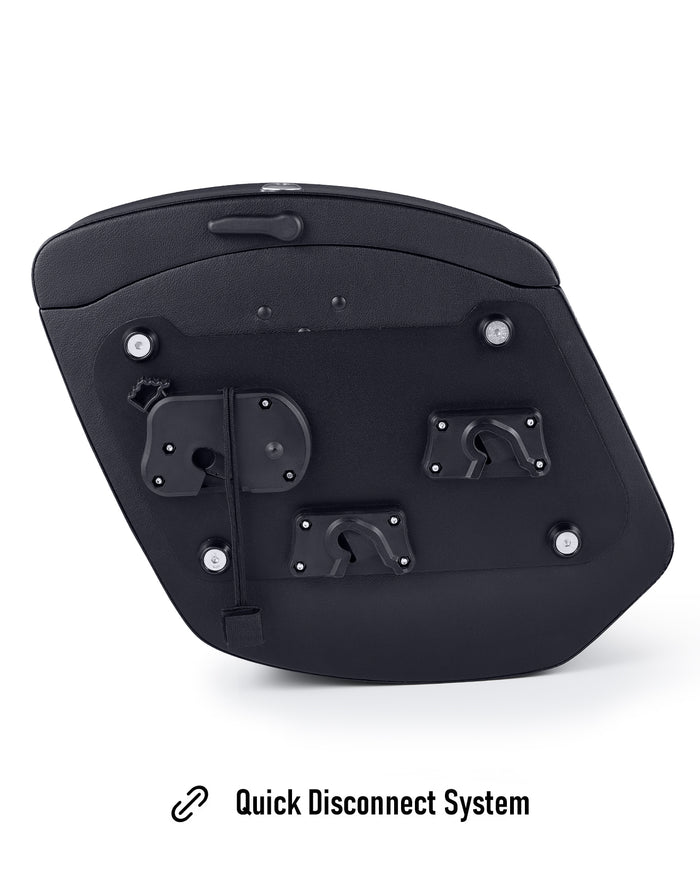 12L - Ironclad Quick Mount Medium Triumph Street Scrambler Hard Solo Saddlebag (Left Only) Quick Disconnect System