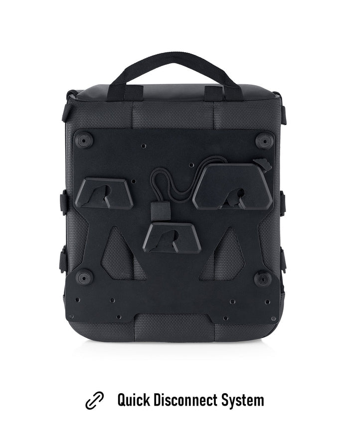15L - Incognito Quick-Mount Medium BMW R12 Solo Saddlebag (Right Only) Quick Disconnect System