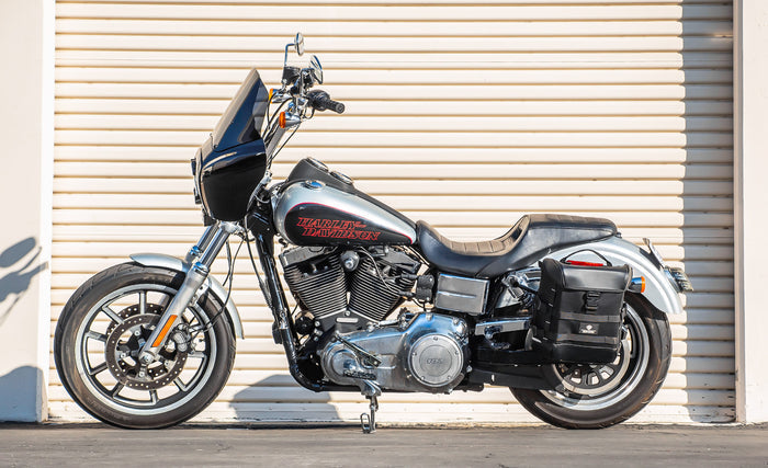 15L - Incognito Quick Mount Medium Solo Motorcycle Saddlebag (Left Only) for Harley Dyna Low Rider FXDL/I @expand