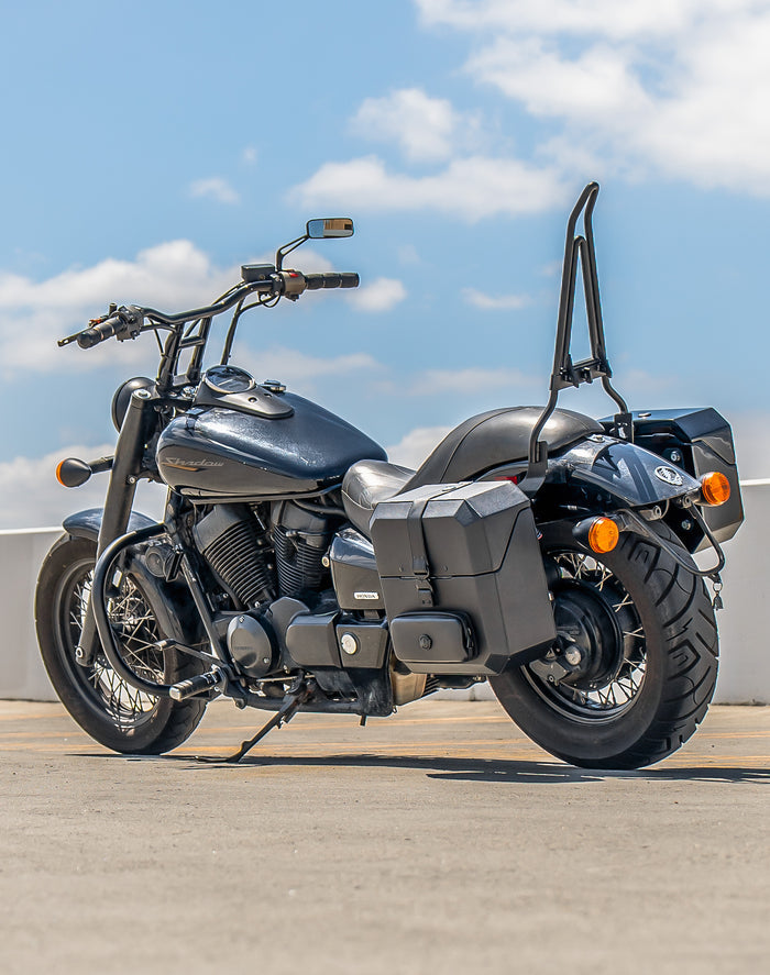 15L - Outlaw Quick Mount Medium Honda 750 Shadow Phantom Hard Solo Saddlebag (Left Only) v1
