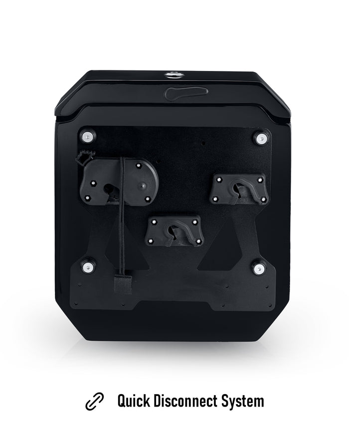 15L - Outlaw Quick-Mount Medium Yamaha MT-09 Painted Hard Solo Saddlebag (Right Only) Quick Disconnect System