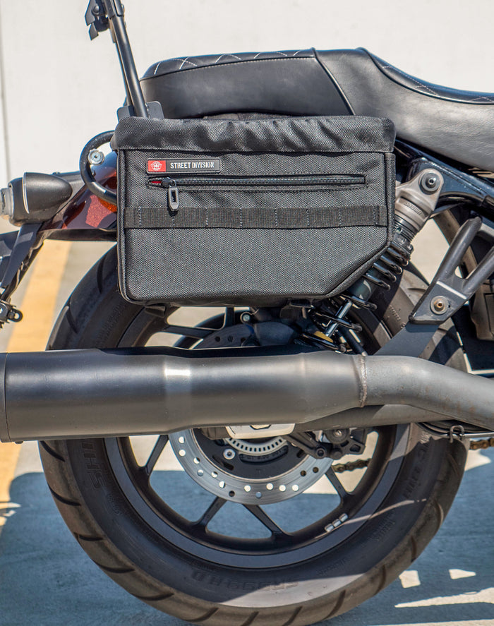 18L - Patriot Large Honda Rebel 1100 Motorcycle Throw Over Saddlebags v2