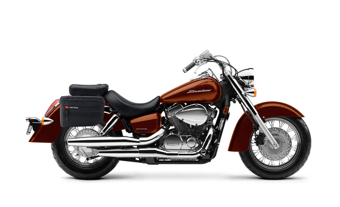 18L - Patriot Large Honda Shadow 1100 Aero Motorcycle Throw Over Saddlebags Bag on Bike @expand