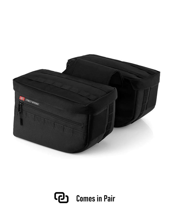 18L - Patriot Large Honda Shadow 1100 Aero Motorcycle Throw Over Saddlebags Comes in Pair