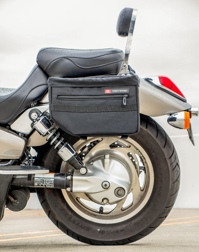 18L - Patriot Large Honda VTX 1800 C Motorcycle Throw Over Saddlebags v3