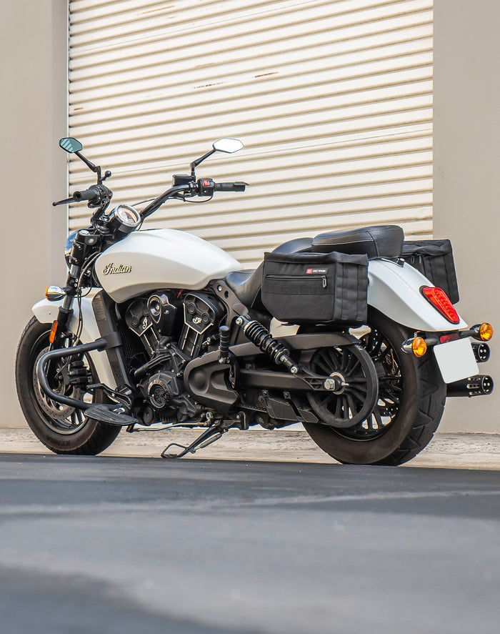 18L - Patriot Large Indian Scout Motorcycle Throw Over Saddlebags v1