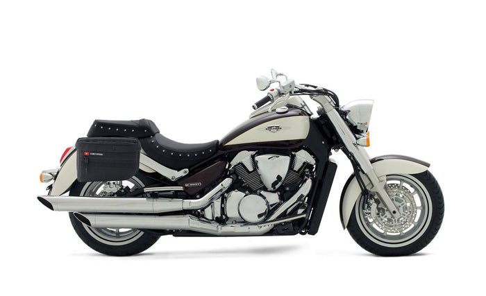 18L - Patriot Large Suzuki Boulevard C109 Motorcycle Throw Over Saddlebags Bag on Bike @expand