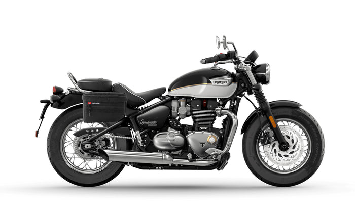 27L - Patriot Large Triumph Speedmaster 2018+ Motorcycle Throw Over Saddlebags Bag on Bike @expand