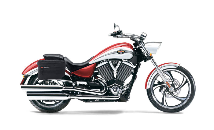 18L - Patriot Large Victory Vegas Motorcycle Throw Over Saddlebags Bag on Bike @expand