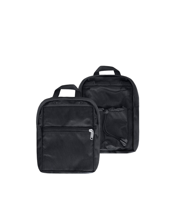 1L - ATV Small Dirt Bike/Enduro Tank-Top Saddlebags Black Main View