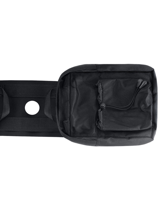 1L - ATV Small Dirt Bike/Enduro Tank-Top Saddlebags Black Side View