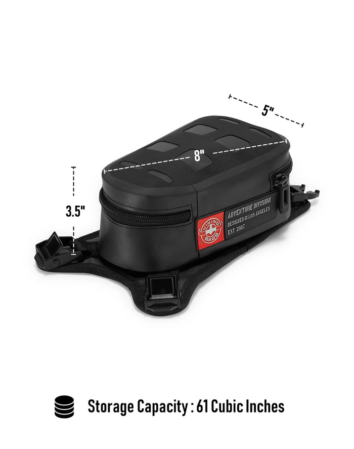 1L - Odyssey Adventure Touring Tank Bag Storage Capacity