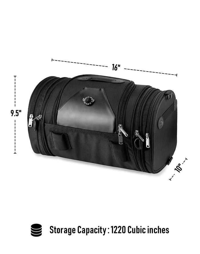 22L - Axwell Medium Yamaha Motorcycle Roll Bag Storage Capacity
