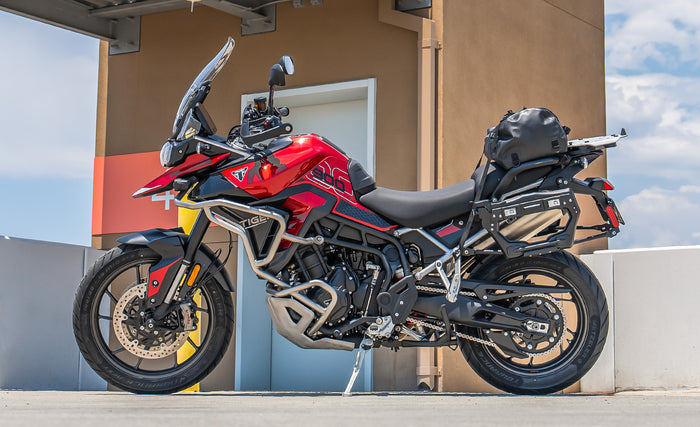 22L - Odyssey Triumph ADV Touring Tailpack Life Style Photo @expand