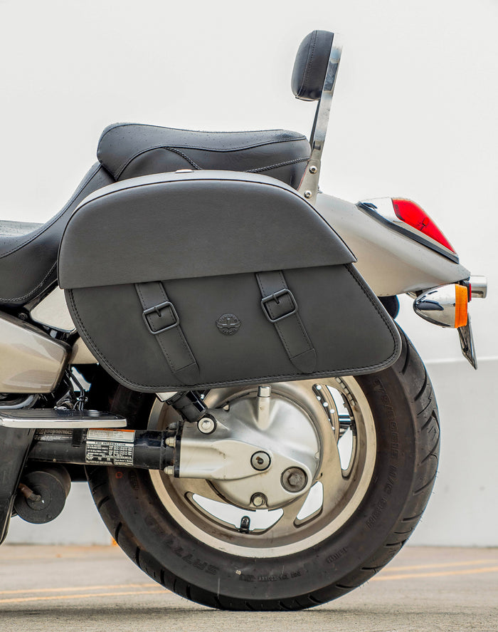 28L - Baelor Medium Honda VTX 1300 C Motorcycle Saddlebags v3