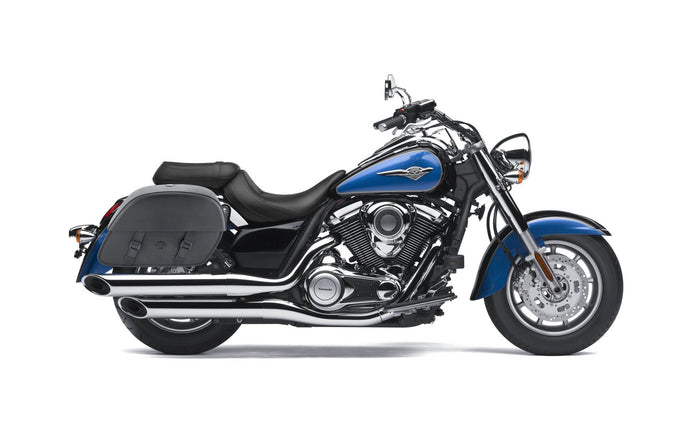 28L - Baelor Medium Kawasaki Vulcan 1700 Classic VN1700 Motorcycle Saddlebags Bag on Bike @expand