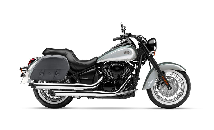 28L - Baelor Medium Kawasaki Vulcan 900 Classic VN900 Motorcycle Saddlebags Bag on Bike @expand