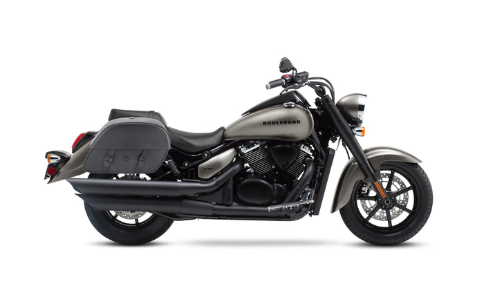 28L - Baelor Medium Suzuki Boulevard C90 VL1500 Motorcycle Saddlebags Bag on Bike @expand