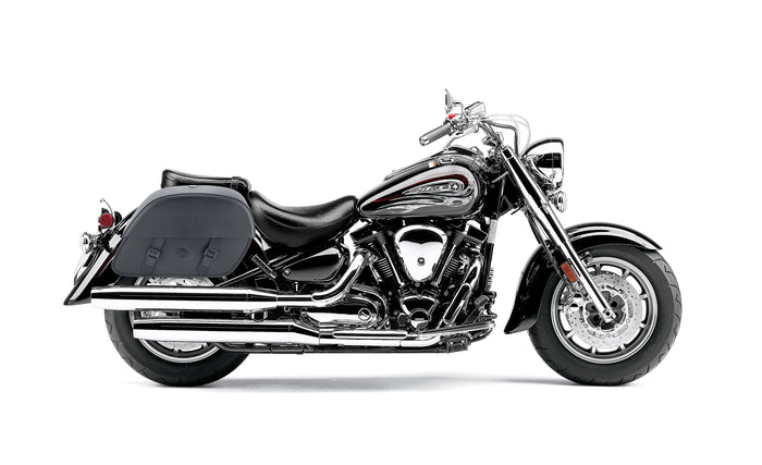 28L - Baelor Medium Yamaha Road Star S Midnight Motorcycle Saddlebags Bag on Bike @expand