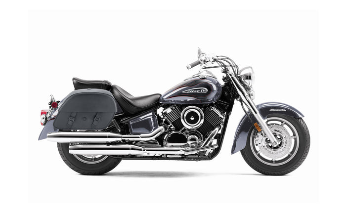 28L - Baelor Medium Yamaha V Star 1100 Classic XVS11A Motorcycle Saddlebags Bag on Bike @expand