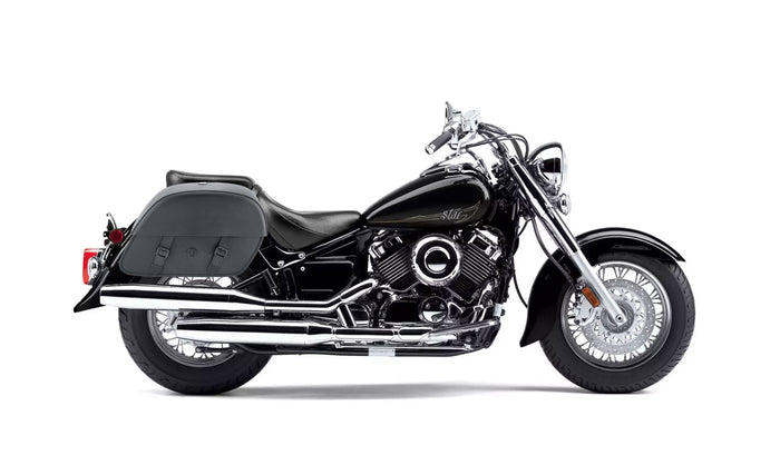 28L - Baelor Medium Yamaha V Star 650 Classic XVS65A Motorcycle Saddlebags Bag on Bike @expand