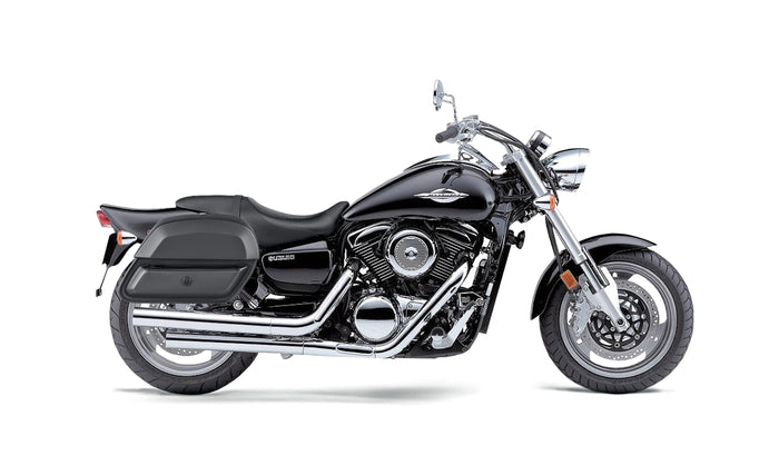 28L - Pantheon Medium Boulevard M95 VZ1600 Leather Motorcycle Saddlebags Bag on Bike @expand