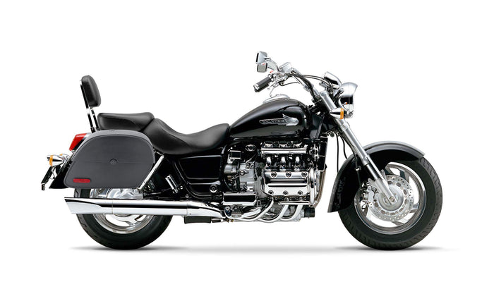 28L - Panzer Medium Honda Valkyrie 1500 Standard Motorcycle Saddlebags Bag on Bike @expand