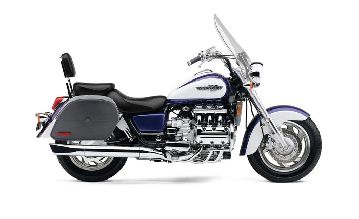28L - Panzer Medium Honda Valkyrie 1500 Tourer Motorcycle Saddlebags Bag on Bike @expand