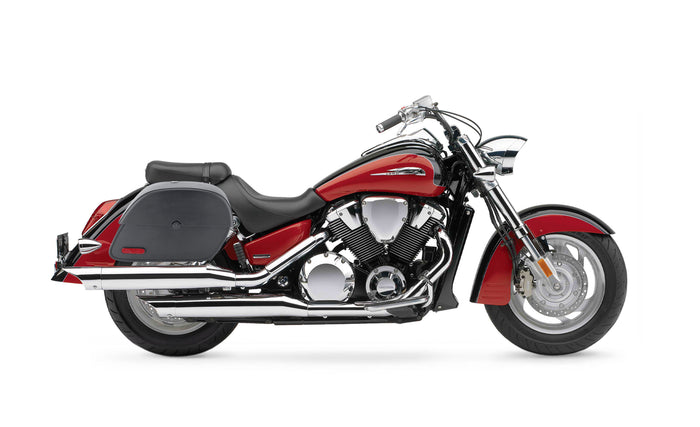 28L - Panzer Medium Honda VTX 1800 R (Retro) Motorcycle Saddlebags @expand
