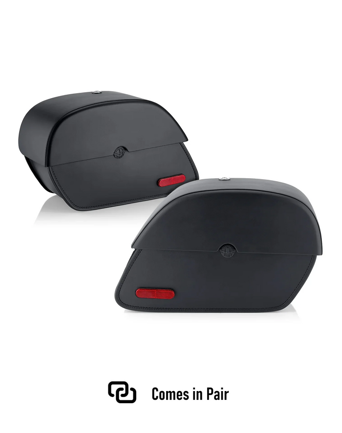28L - Panzer Medium Hard Mount Indian Scout Sixty Classic 2025+ Motorcycle Saddlebags Comes in Pair