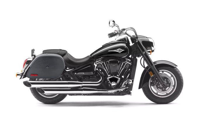 28L - Panzer Medium Kawasaki Vulcan 2000 VN2000 Motorcycle Saddlebags Bag on Bike @expand