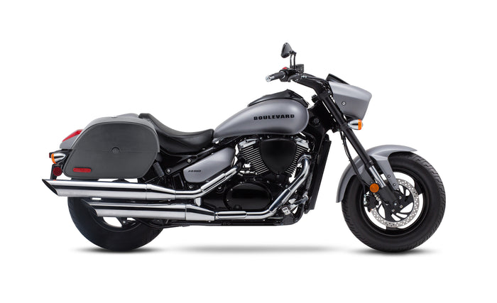 28L - Panzer Medium Suzuki Boulevard M50 VZ800 Motorcycle Saddlebags Bag on Bike @expand