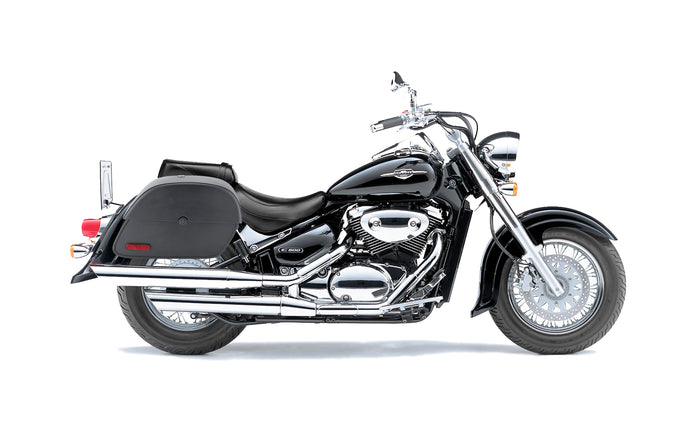 28L - Panzer Medium Suzuki Volusia 800 Motorcycle Saddlebags Bag on Bike @expand