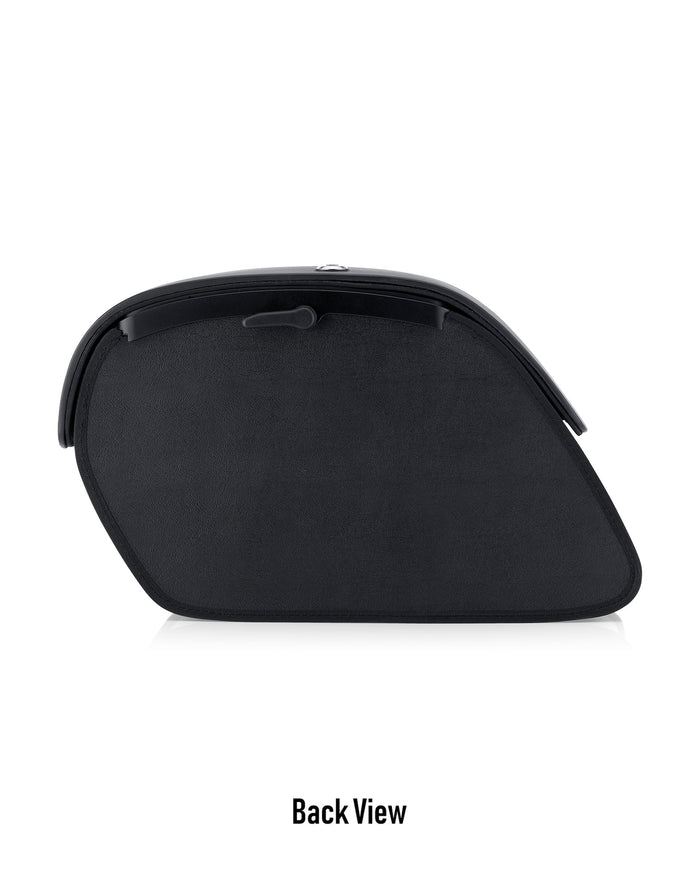 28L - Panzer Medium Victory Hammer Motorcycle Saddlebags Back View