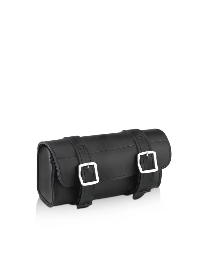 2L - Armor Plain Leather Motorcycle Tool Bag Main View