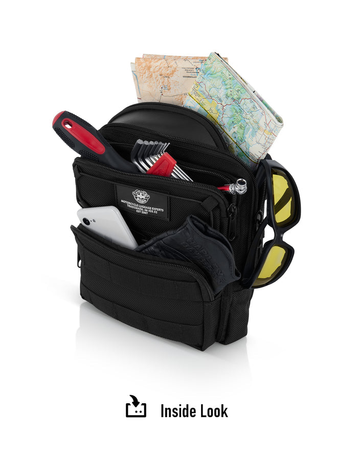 2L - Renegade Motorcycle Handlebar Bag Inside Look