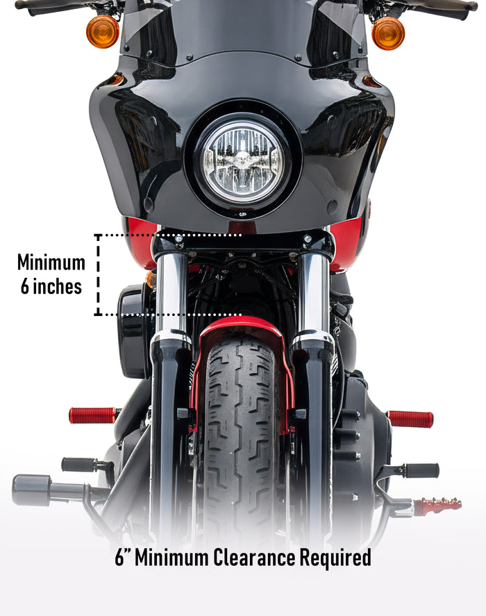 2L - Twist Essential Victory Leather Motorcycle Tool Bag 6" Minimum Clearance Required
