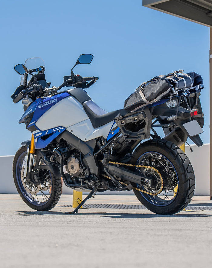 30L - Apex Suzuki ADV Touring Duffel Bag Lifestyle Vertical